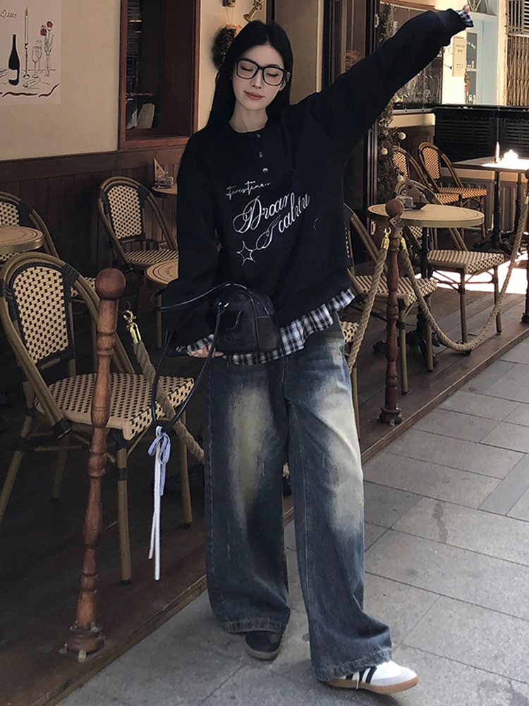 Retro American Lazy Style Wome - Streetwear Brands Of The Year 2025 评论和价格