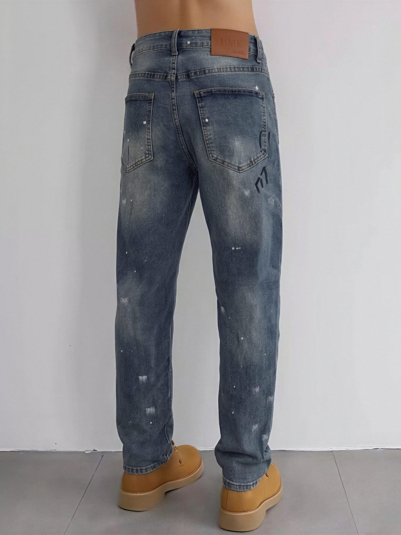【HME】Men's jeans | Ripped Dist - Streetwear Brand Tags 评论和价格